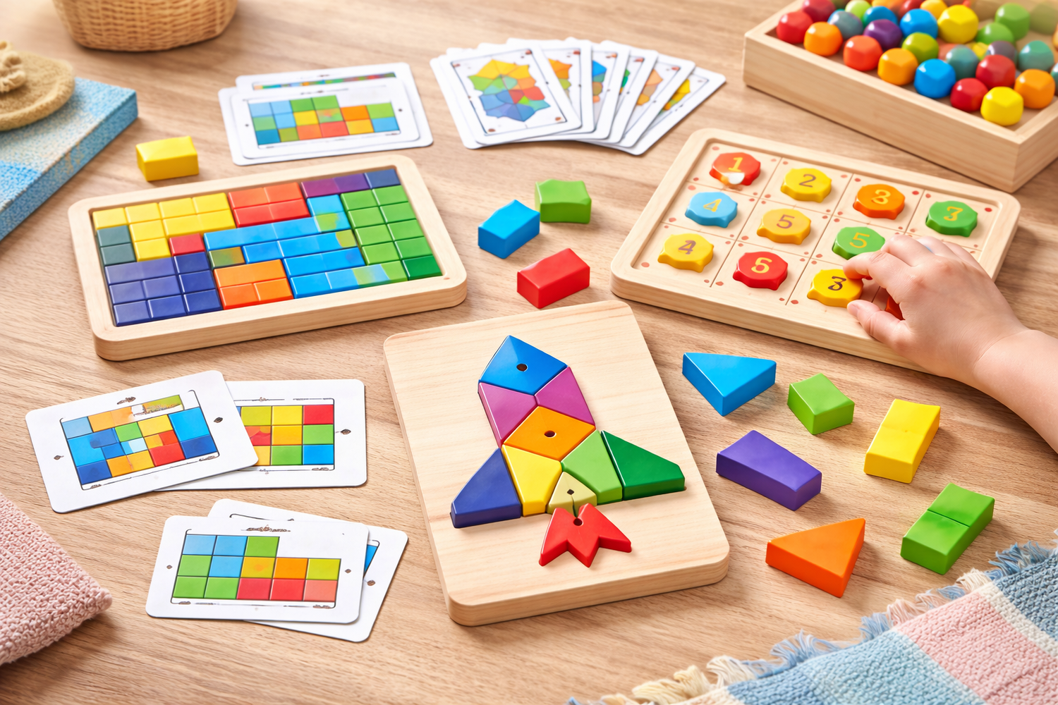 🔢 Logique & Tangram Débutants 4–6 - InnovaCuisine