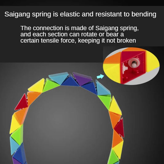 24 Colored Magic Cube Toys 3D Puzzle Fidget Transformable Cube Kid Education Toys Twist Transformable Kid Puzzl Gift - InnovaCuisine