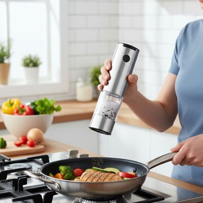 Moulin à poivre électrique | UltraBroyage - InnovaCuisine